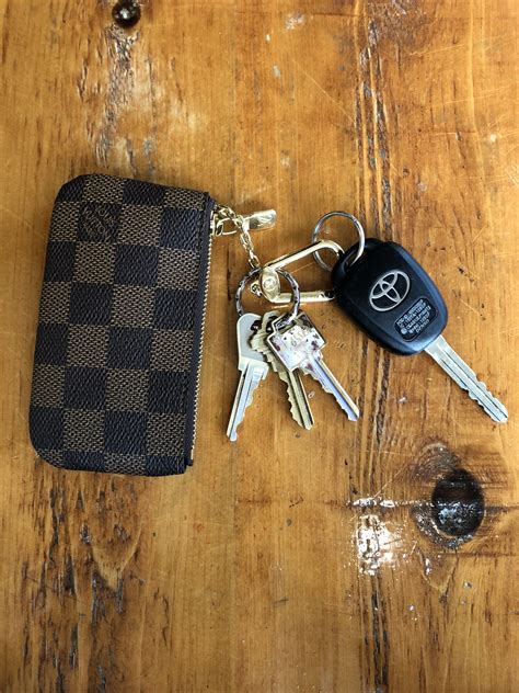 louis vuitton car key|louis vuitton key case wallet.